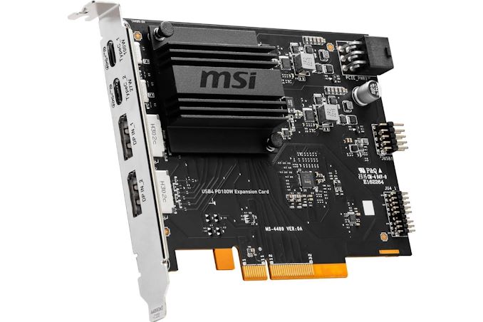 微星推出USB4 PCIe扩展卡MS-4489